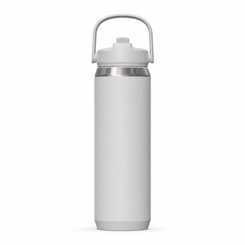 720ml Insulated Sports Water Bottle with Straw Lid & Carry Handle