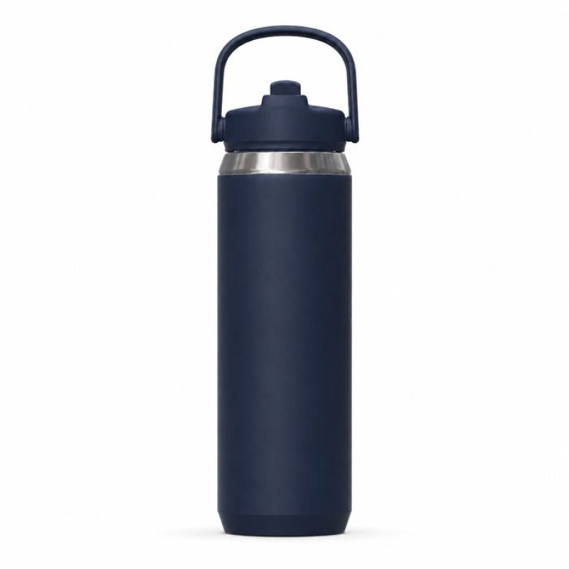 720ml Insulated Sports Water Bottle with Straw Lid & Carry Handle