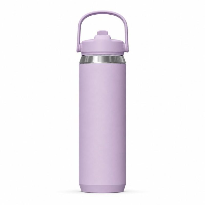 720ml Insulated Sports Water Bottle with Straw Lid & Carry Handle