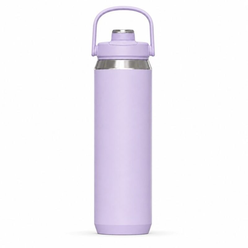 720ml Insulated Outdoor Water Bottle with Direct-Drink Metal Lid