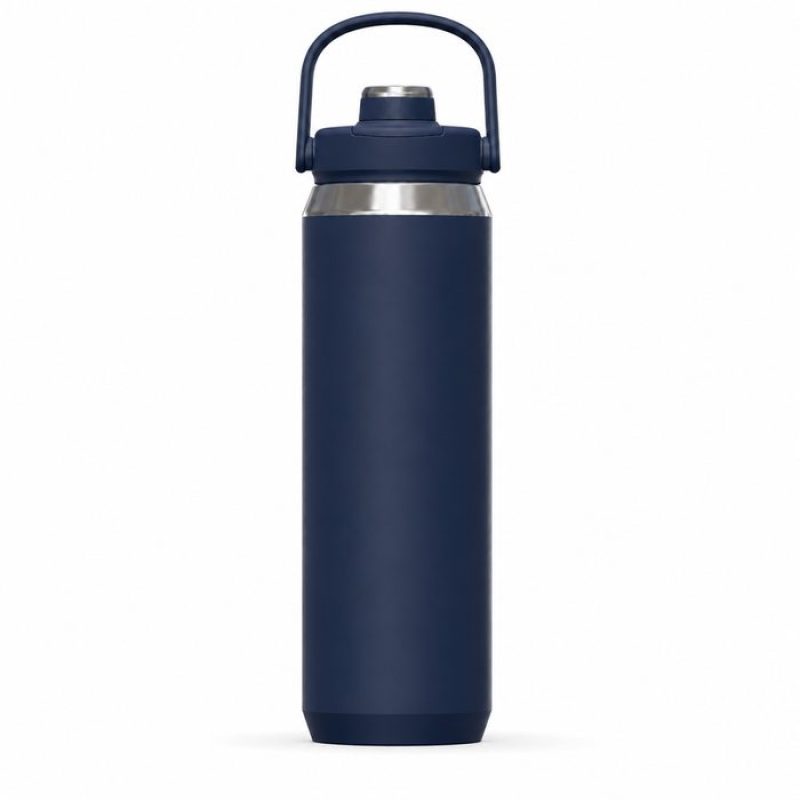 720ml Insulated Outdoor Water Bottle with Direct-Drink Metal Lid