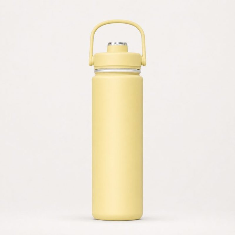 720ml Insulated Outdoor Water Bottle with Direct-Drink Metal Lid