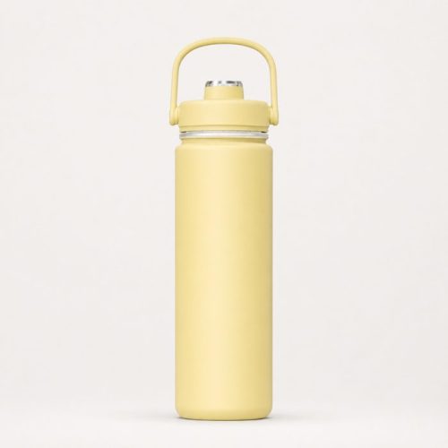 720ml Insulated Outdoor Water Bottle with Direct-Drink Metal Lid