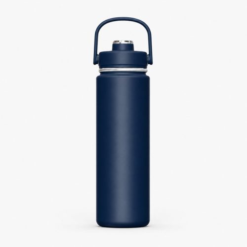 720ml Insulated Outdoor Water Bottle with Direct-Drink Metal Lid