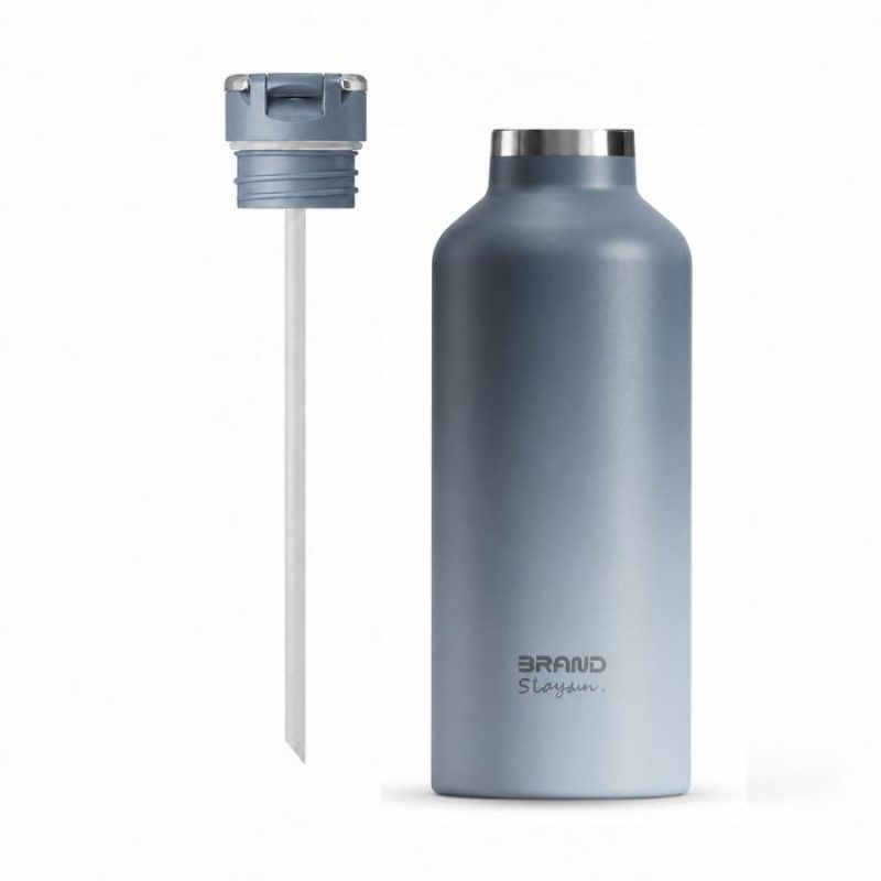 Qualflask 32 oz Insulated Stainless Steel Journey Water Bottle Vacuum Flask with Leakproof Lid