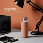 Qualflask 32 oz Insulated Stainless Steel Journey Water Bottle Vacuum Flask with Leakproof Lid