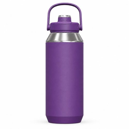 960ml Insulated Sports Water Bottle with Straw Lid & Carry Handle