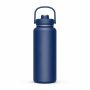 960ml Insulated Sports Water Bottle with Straw Lid & Carry Handle