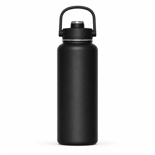 960ml Insulated Sports Water Bottle with Straw Lid & Carry Handle