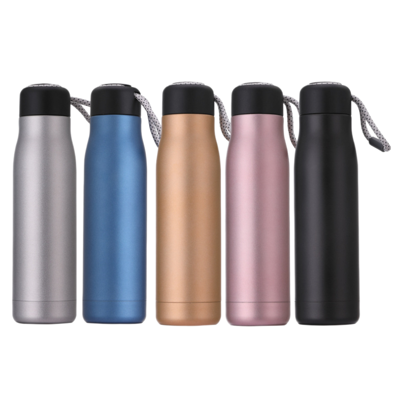 Vacuum flasOutdoor Portable different Capacity Thermos Bottle Stainless Steel Insulated Water Bottle with Handle