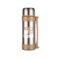 Customized 304 Stainless Steel Double Wall Vacuum travel pot Outdoor Sports Travel pot Handle Lid Hiking 24 hours