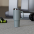 40oz Insulated Travel Tumbler With Handle and Straw