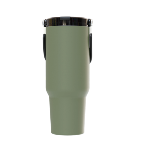 40oz Insulated Travel Tumbler With Handle and Straw Lid 40oz Insulated Travel Tumbler With Handle and Straw Lid