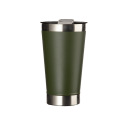 stainless steel classic auto mug beer mug with opener traditional and professional
