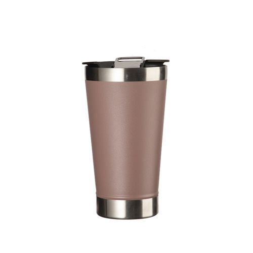 stainless steel classic auto mug beer mug with opener traditional and professional