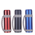 Customized 304 Stainless Steel Double Wall Vacuum travel pot Outdoor Sports Travel pot Handle Lid Hiking 24 hours