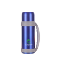 Customized 304 Stainless Steel Double Wall Vacuum travel pot Outdoor Sports Travel pot Handle Lid Hiking 24 hours