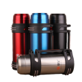 Stainless Steel 304 Double Wall Vacuum Flask Outdoor Sports Travel pot Handle Lid Hiking 24hr 