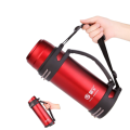 Stainless Steel 304 Double Wall Vacuum Flask Outdoor Sports Travel pot Handle Lid Hiking 24hr 