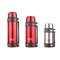Stainless Steel 304 Double Wall Vacuum Flask Outdoor Sports Travel pot Handle Lid Hiking 24hr 
