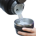 Stainless Steel Travel Pot big capacity and Durable for Camping and Outdoor Adventures