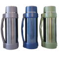 Customized 304 Stainless Steel Double Wall  Outdoor Sports Travel pot Handle Lid Hiking 24 hours 