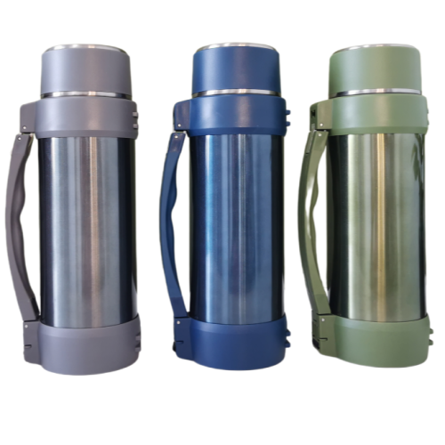 Customized 304 Stainless Steel Double Wall Outdoor Sports Travel pot Handle Lid Hiking 24 hours