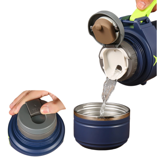 Stainless Steel Travel Pot Vacuum and Durable for Camping and Outdoor travel Jug