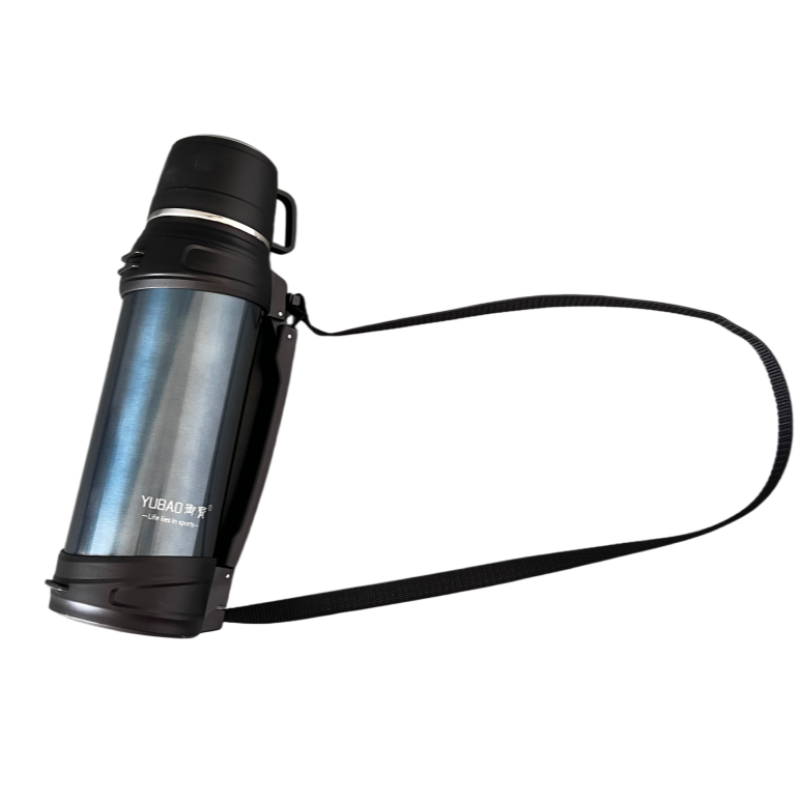 304 Stainless Steel Double Wall Vacuum jug Outdoor Sports Travel pot Handle Lid Hiking camping