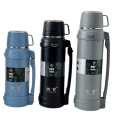 Customized 304 Stainless Steel Double Wall Vacuum travel pot Outdoor Sports Travel pot Handle Lid Hiking 24 hours
