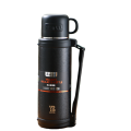 Customized 304 Stainless Steel Double Wall Vacuum travel pot Outdoor Sports Travel pot Handle Lid Hiking 24 hours