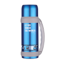 Customized 304 Stainless Steel Double Wall Vacuum travel pot Outdoor Sports Travel pot Handle Lid Hiking 24 hours