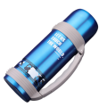 Customized 304 Stainless Steel Double Wall Vacuum travel pot Outdoor Sports Travel pot Handle Lid Hiking 24 hours