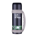 Customized 304 Stainless Steel Double Wall Vacuum travel pot Outdoor Sports Travel pot Handle Lid Hiking 24 hours