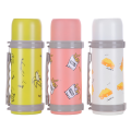 Customized 304 Stainless Steel Double Wall Vacuum travel pot Outdoor Sports Travel pot Handle Lid Hiking 24 hours