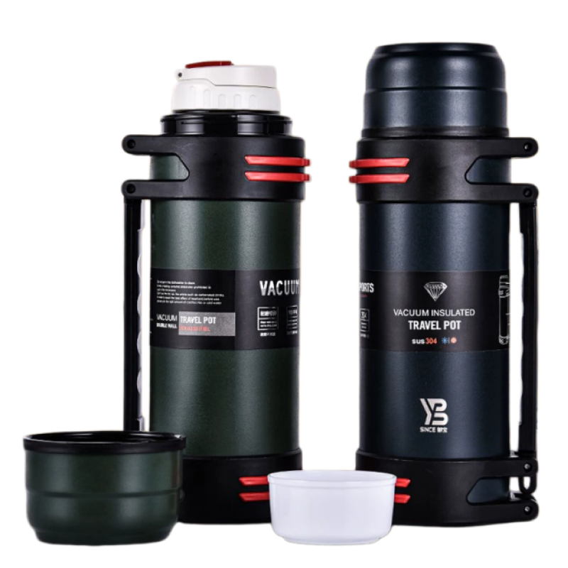 Stainless Steel Travel Pot big capacity and Durable for Camping and Outdoor Adventures