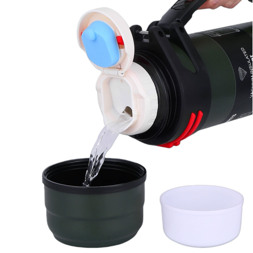 Stainless Steel Travel Pot big capacity and Durable for Camping and Outdoor Adventures