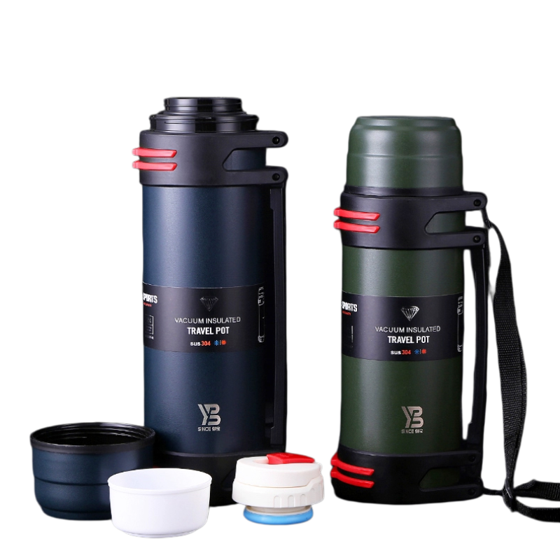 Stainless Steel Travel Pot big capacity and Durable for Camping and Outdoor Adventures