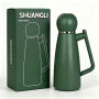 Mate Gourd Yerba Mate Thermos Stainless Steel Vacuum Insulated Rotatable Handle Thermal Insulation Water  Bottle