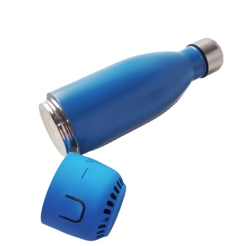 Vacuum Flasks & Thermoses Outdoor Travel Cup Bluetooth Water Bottle Insulated Water Bottle with Speaker