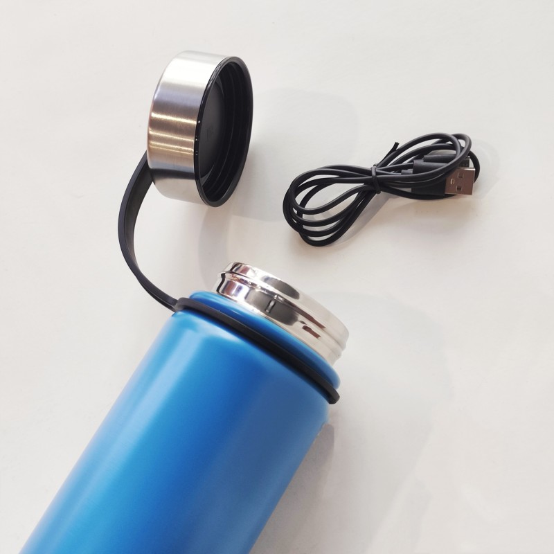 Nuovo design in acciaio inossidabile, bicchiere musicale in acciaio inossidabile, altoparlante intelligente dritto, borraccia