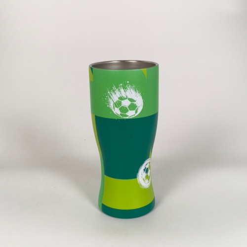 2026 New Hot Sell 304 Stainless Steel Thermal Vacuum 16oz Waist-Shaped Car Cup Football Cup Beer Cup 2026 New Hot Sell 304 Stainless Steel Thermal Vacuum 16oz Waist-Shaped Car Cup Football Cup Beer Cup