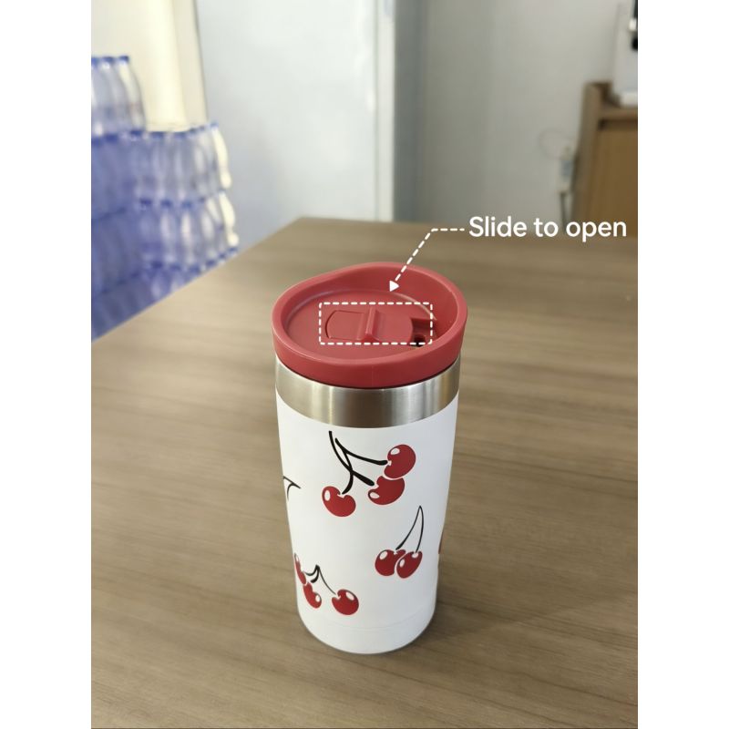 Personalisierbare doppelwandige Vakuum-Thermosflasche, isolierte Reiseflasche aus Edelstahl SUS 304, leichte Geschenkflasche, BPA-frei, auslaufsicher