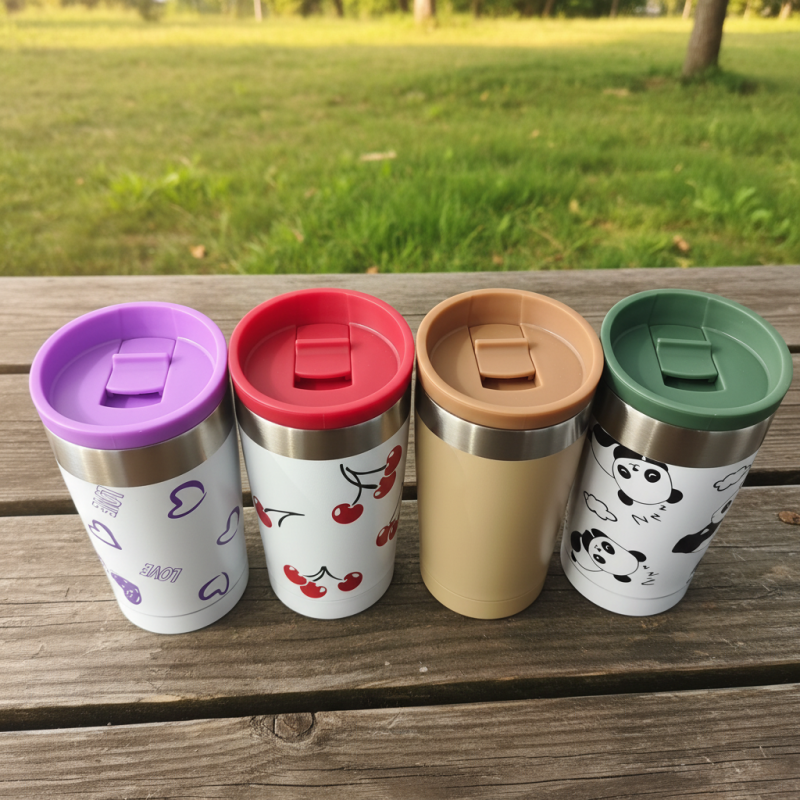 Personalisierbare doppelwandige Vakuum-Thermosflasche, isolierte Reiseflasche aus Edelstahl SUS 304, leichte Geschenkflasche, BPA-frei, auslaufsicher