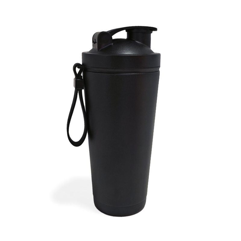 2024 New Eco Friendly Fitness Stainless Steel Protein Shaker Bottle Gym Drinkware