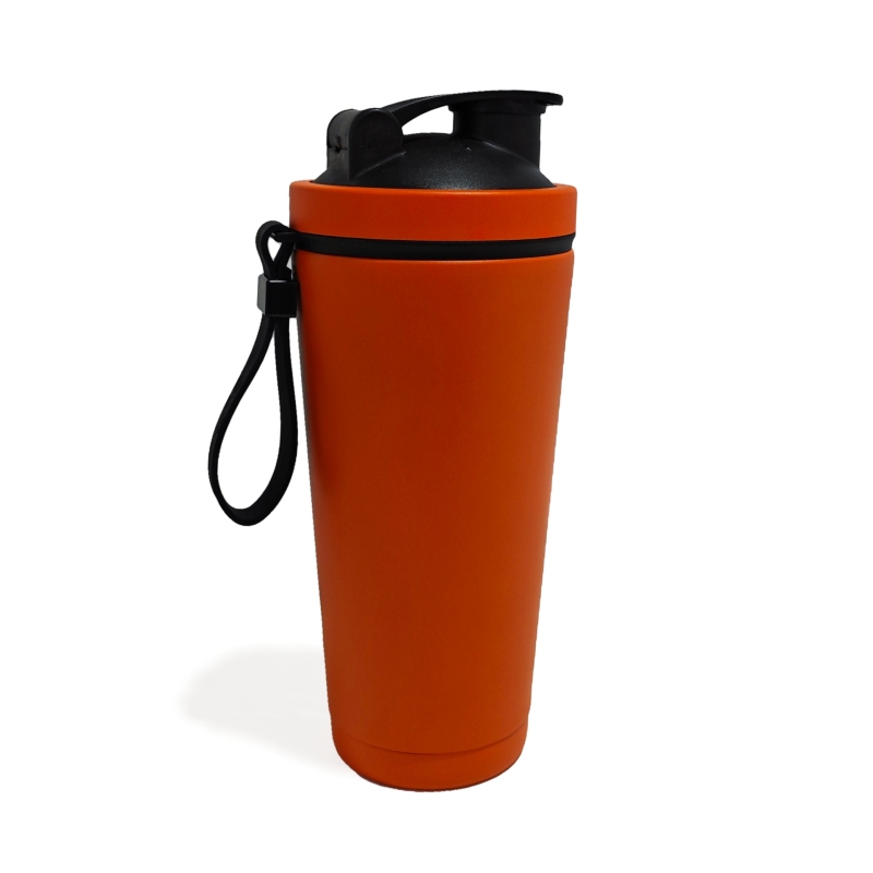2024 New Eco Friendly Fitness Stainless Steel Protein Shaker Bottle Gym Drinkware