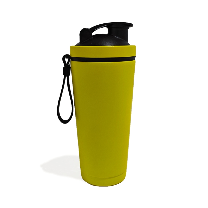 2024 New Eco Friendly Fitness Stainless Steel Protein Shaker Bottle Gym Drinkware