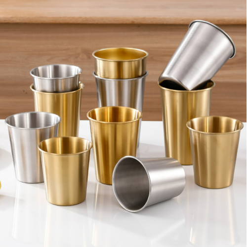 Wholesale Various Capacity Party Single Wall 304 Stainless Steel Coffee Beer Drink Cup