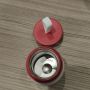 Garrafa de água infantil de aço inoxidável com estampa de desenho animado, modelo mini, ideal para a volta às aulas, com parede dupla, isolamento a vácuo e à prova de vazamentos.