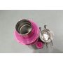 1000ml Double Cover Travel Pot Stainless Steel Water Bottle Vacuum Flask with Bombilla and Handle
